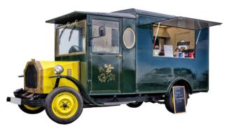 Oldtimer Classic Auto cafe