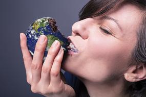 portrait of Eating World woman