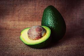Avocado Vegetable Cut green