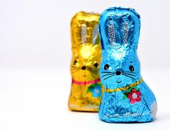 Easter Bunny as a chocolate sweets