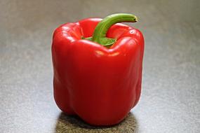 photo of red pepper on the kitchen table