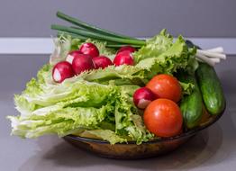 fresh Vegetables in bowl