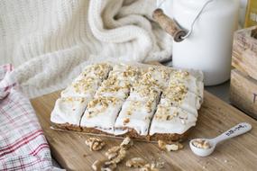 photo of homemade carrot cake