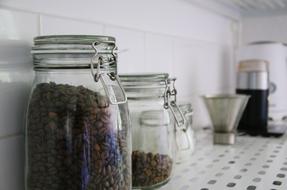 Beans Glass Jar