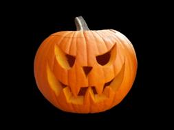 Pumpkin Fruit Orange sad face