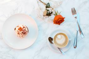 Food Coffee Drink and rose