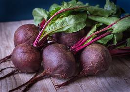 Beets Purple Green vegetables