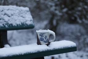 Wintry Cup Bank snow