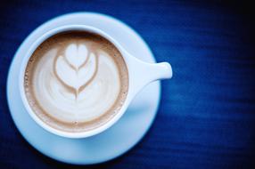 two hearts, Coffee art