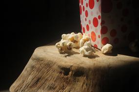 Popcorn and Red Dot Box