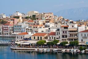 Greece Crete Agios city