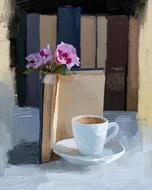 Table Window Decoration drawing