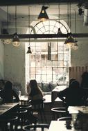 vintage restaurant interior