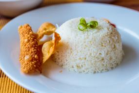 Rice and Poppadom