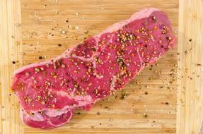 tenderloin and pepper mix