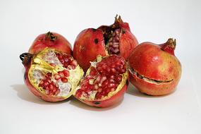 Pomegranate Fruit Open red