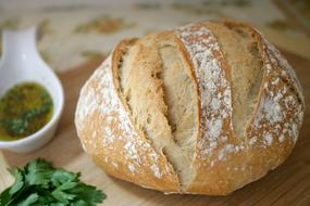 Fresh Bread and herb