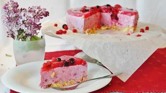 Cake Quark Berries