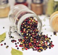 Pepper Beans and Spice, red black