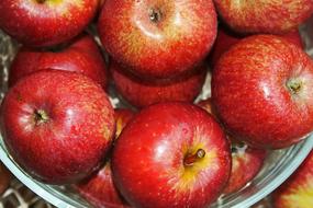 Bowl Of Red Apples