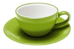teacup porcelain green