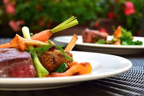 Steak and Vegetables