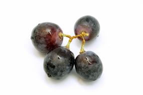 Grape Fruits on white Table, macro