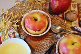 baked apple for christmas