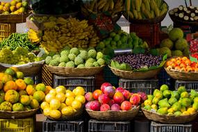 exotic vegetables and Fruit Market