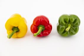 Paprika Vegetables red green yellow