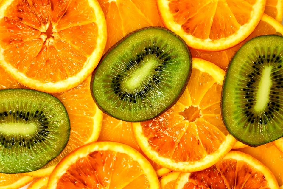 Kiwi and Blood Oranges background