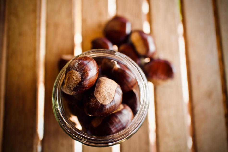 chestnuts in the jar