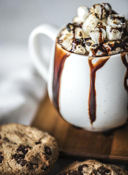 cocoa and cookies
