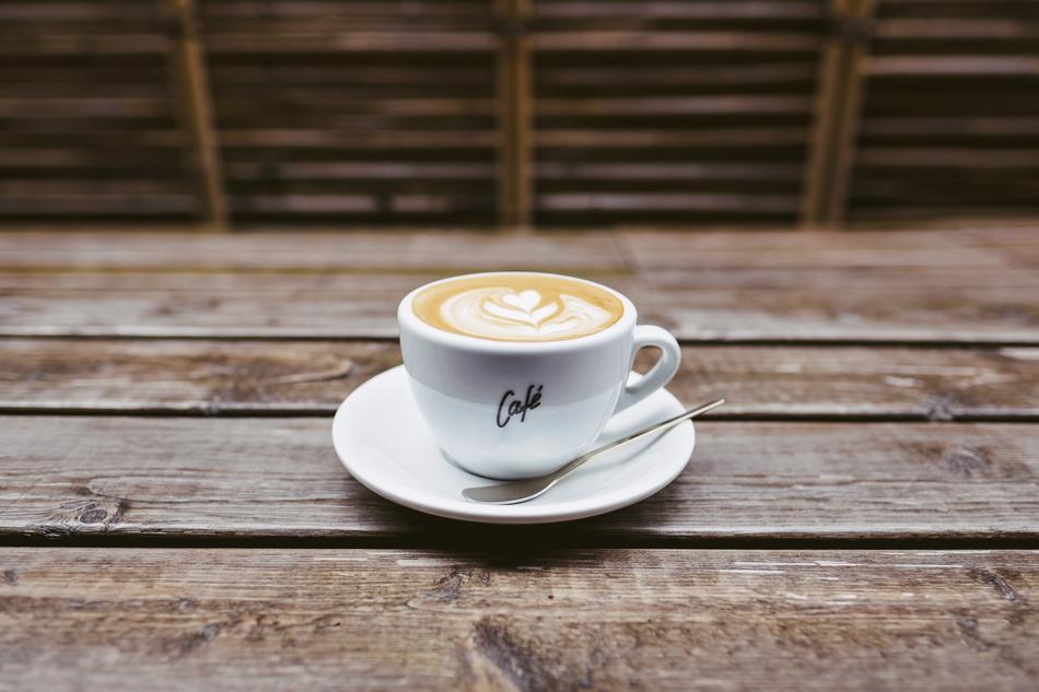 Cappuccino on table