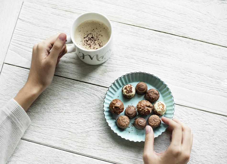 photo of dessert and coffee