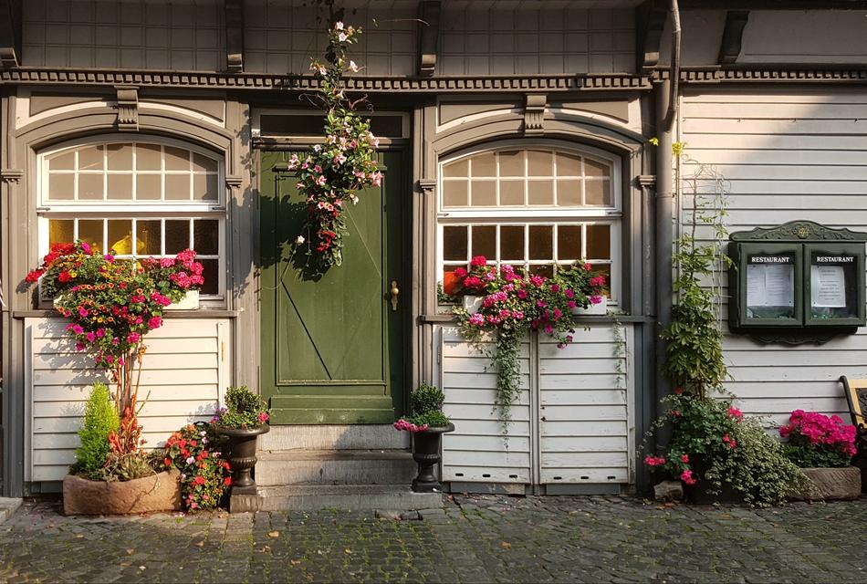 cozy Restaurant in historical building, germany, eifel, monschau