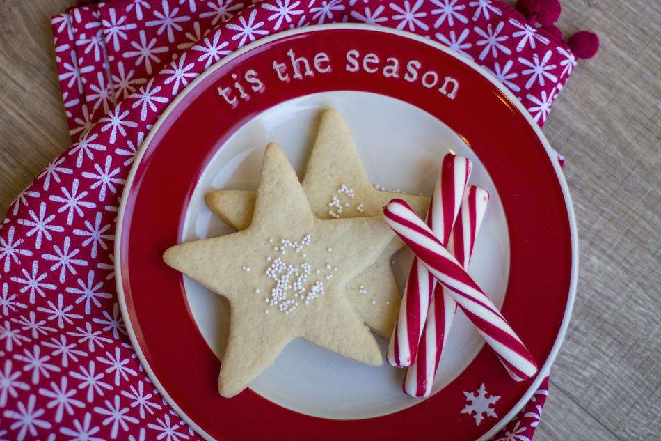 Christmas Cookie with red Peppermint