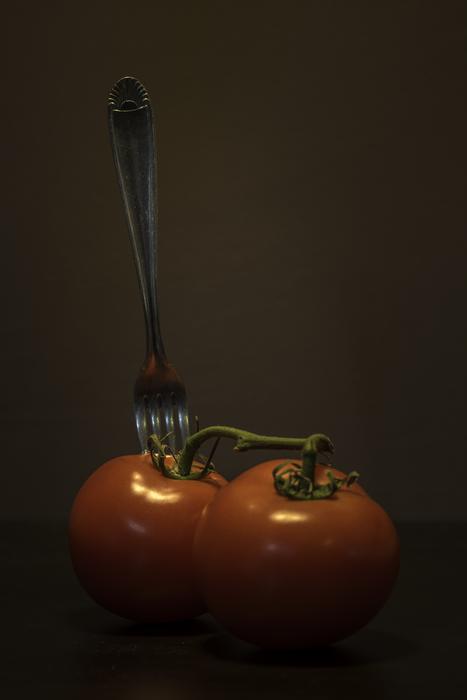 perfect Tomatoes Vegetables Fork