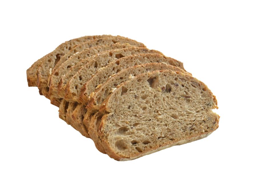 Clipart of Slices of dark Bread