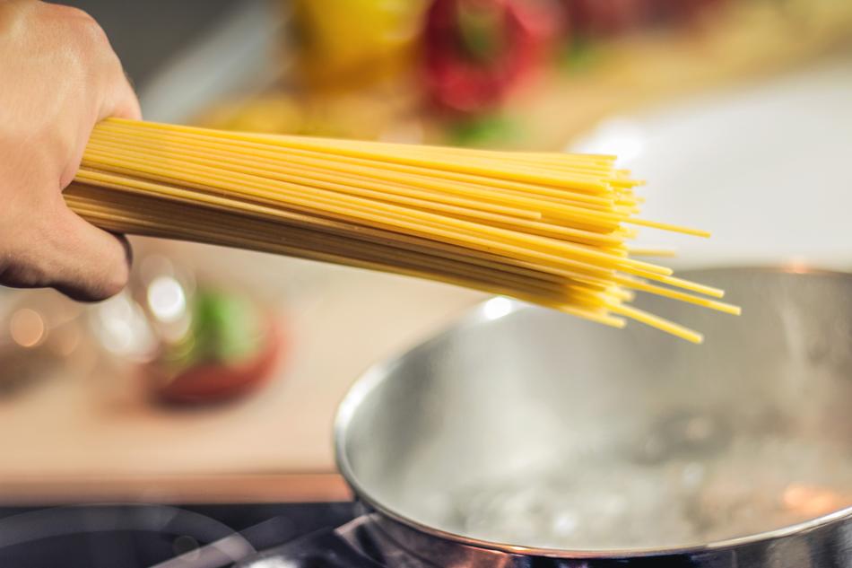 Spaghetti Pasta cooking