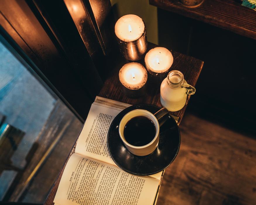 Coffee Espresso and lamp