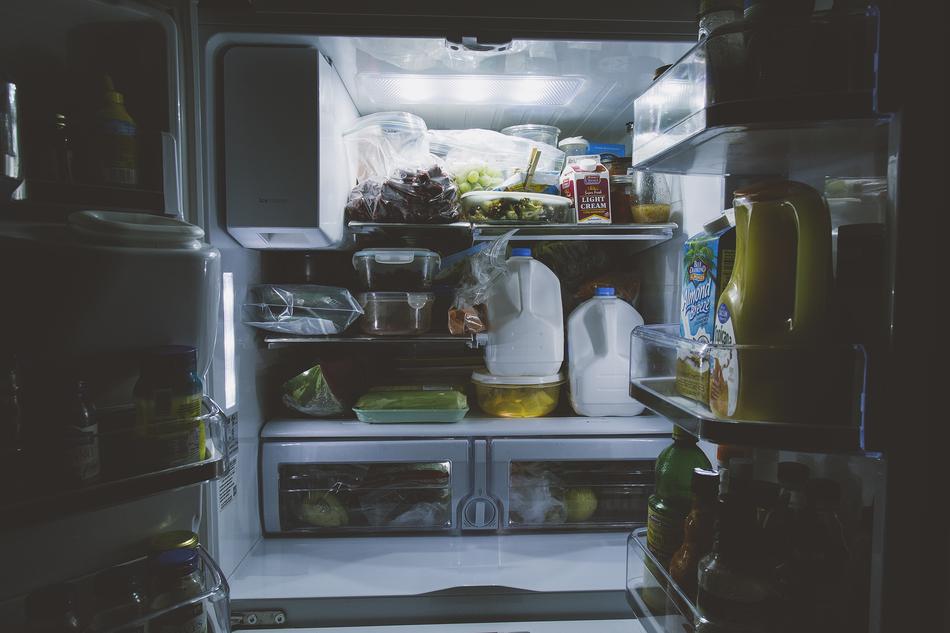 variety of food inside the refrigerator