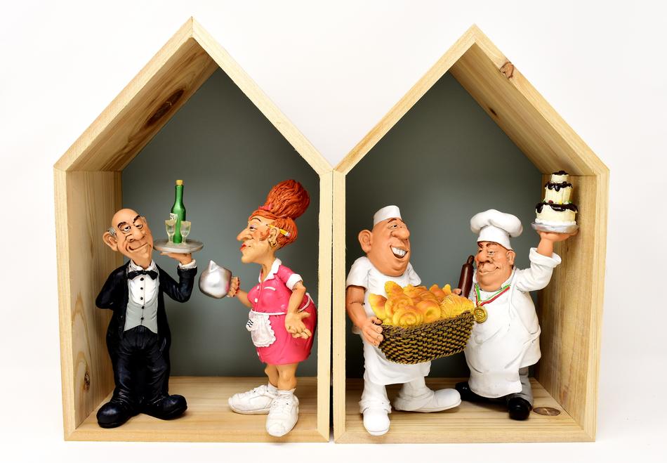 Gastronomy Bakery Weinstube figures