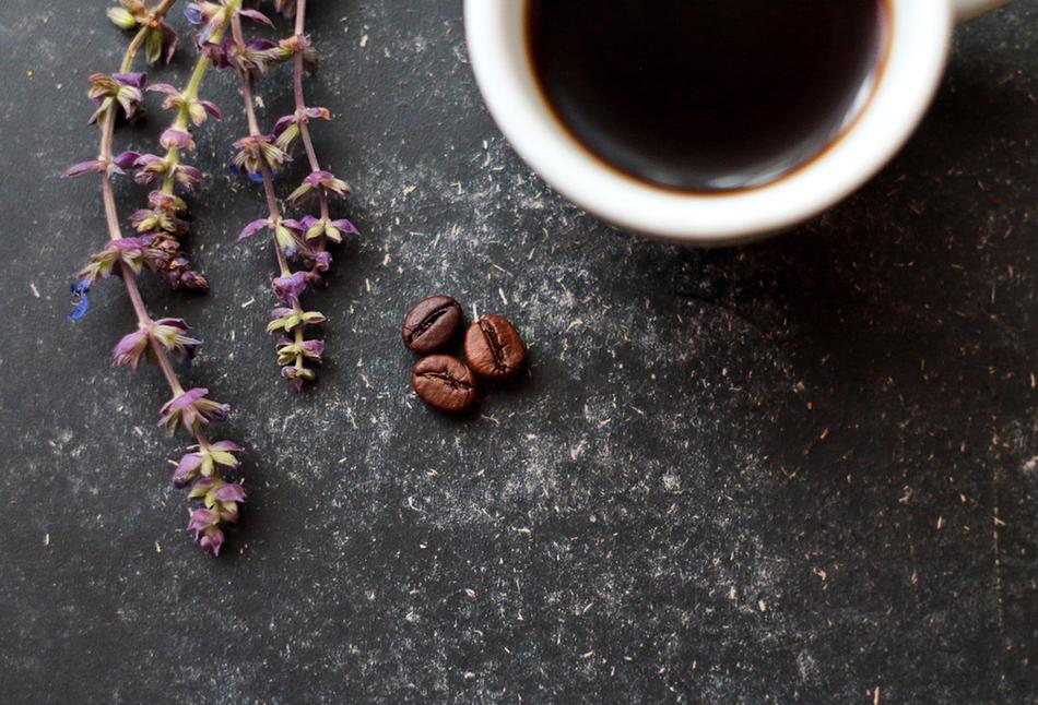 flowers and coffee for harmony
