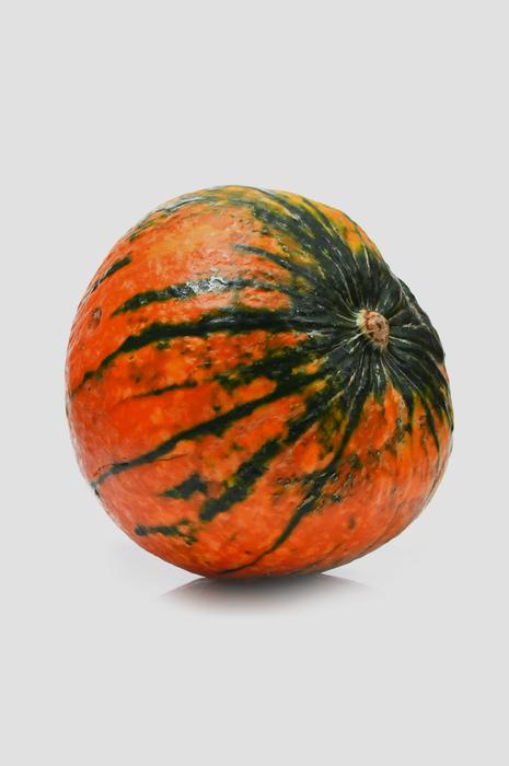 decorative pumpkin on white background