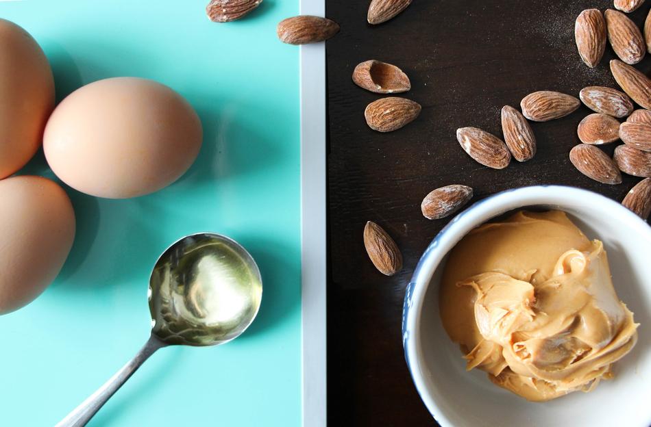 Almond and eggs