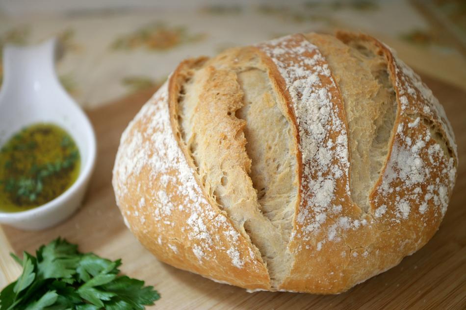 Fresh Bread and herb