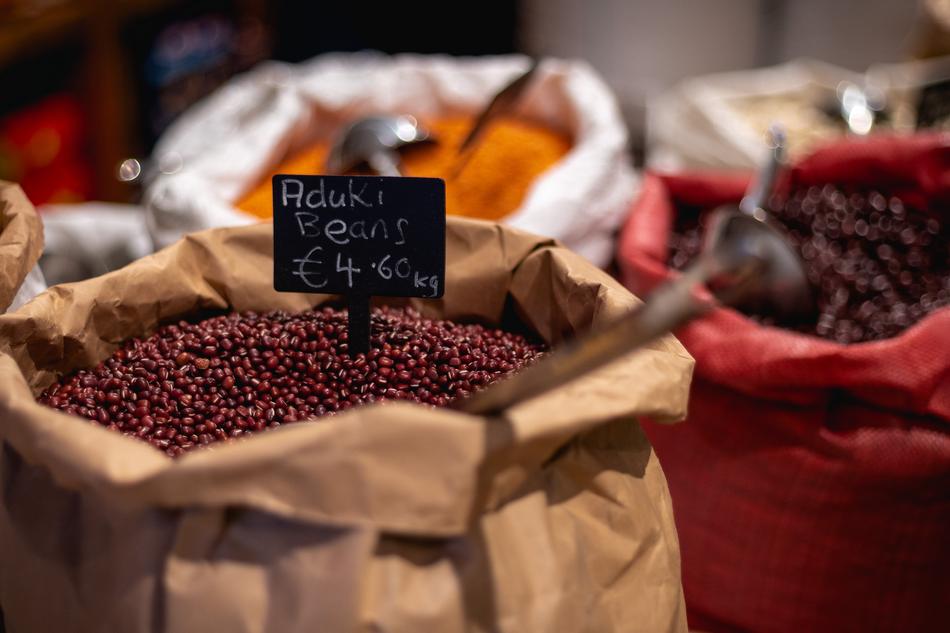 Colorful and beautiful spices at the English Market in Ireland
