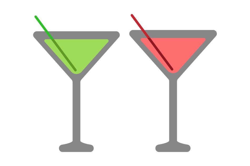 clipart of alcoholic cocktail sign