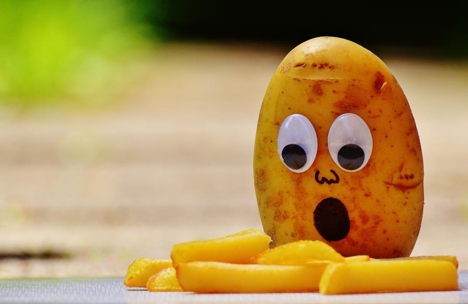 Potatoes French with eyes